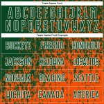 Maillot de football Art Fragment Vert Uniforme Sublimation Personnalisé Orange-Blanc Abstrait Maillot de football Art Fragment Vert Uniforme Sublimation Personnalisé Orange-Blanc Abstrait