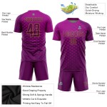 Maillot rose doré, uniforme de football, sublimation personnalisée, violet-ancien Maillot rose doré, uniforme de football, sublimation personnalisée, violet-ancien