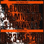 Maillot de football orange et blanc, uniforme personnalisé par sublimation, noir Maillot de football orange et blanc, uniforme personnalisé par sublimation, noir