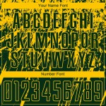 Maillot de football vert sublimé jaune personnalisé Maillot de football vert sublimé jaune personnalisé