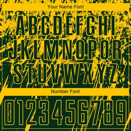Maillot de football vert sublimé jaune personnalisé Maillot de football vert sublimé jaune personnalisé