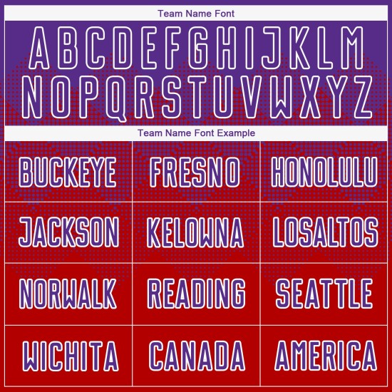 Maillot de football personnalisé violet et blanc à sublimation rouge Maillot de football personnalisé violet et blanc à sublimation rouge