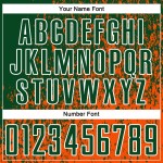 Maillot de football Art Fragment Vert Uniforme Sublimation Personnalisé Orange-Blanc Abstrait Maillot de football Art Fragment Vert Uniforme Sublimation Personnalisé Orange-Blanc Abstrait