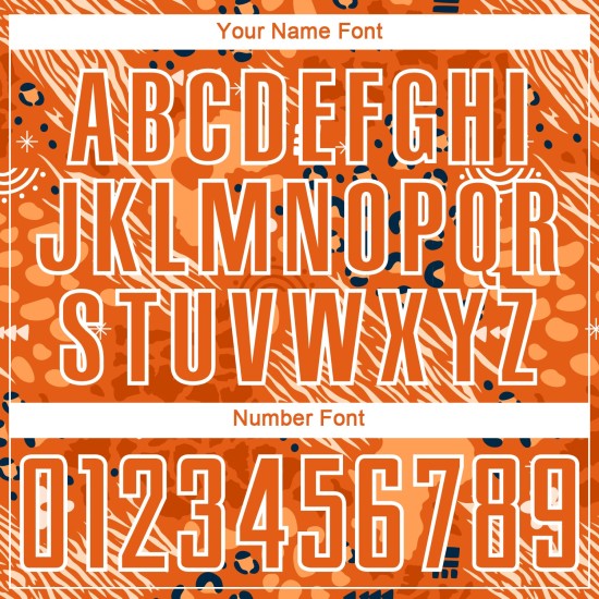 Maillot de football personnalisé orange et noir, motif africain, sublimation Maillot de football personnalisé orange et noir, motif africain, sublimation
